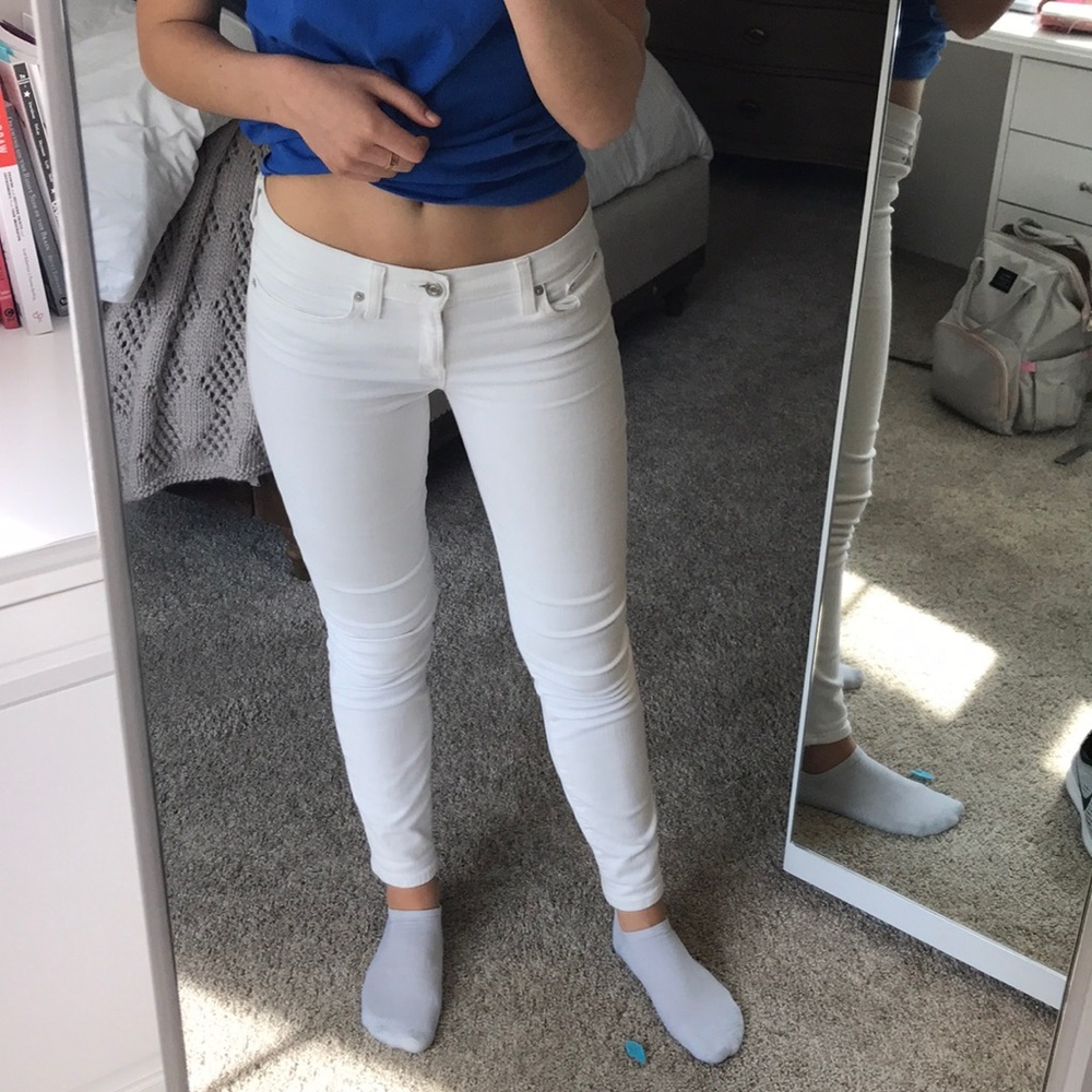 White Jcrew Toothpick Jeans!